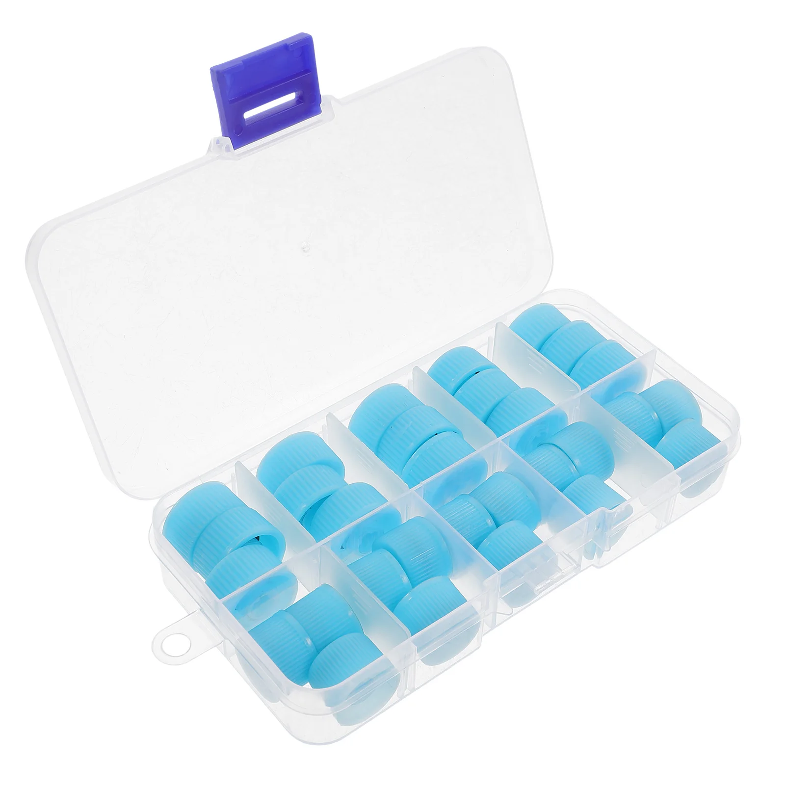 

30pcs Air Conditioner Valve Core Cap Universal Refrigeration Port Dust Cover For Car Ac Valve Core Dustproof Cap Compatible With