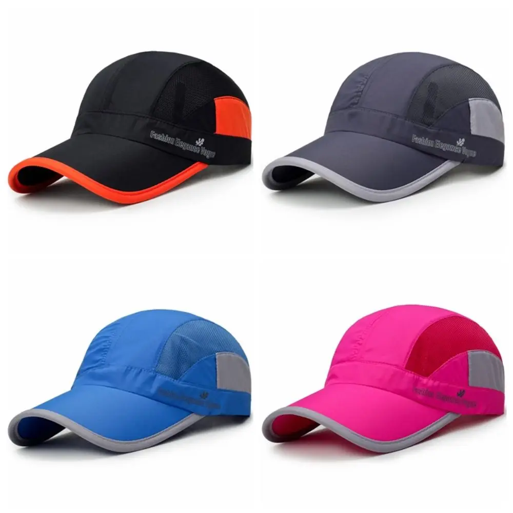 Fashion Adjustable Baseball Cap Sun Protection Quick Drying Golf Cap Sun Shade Waterproof Fishing Hat Running Camping