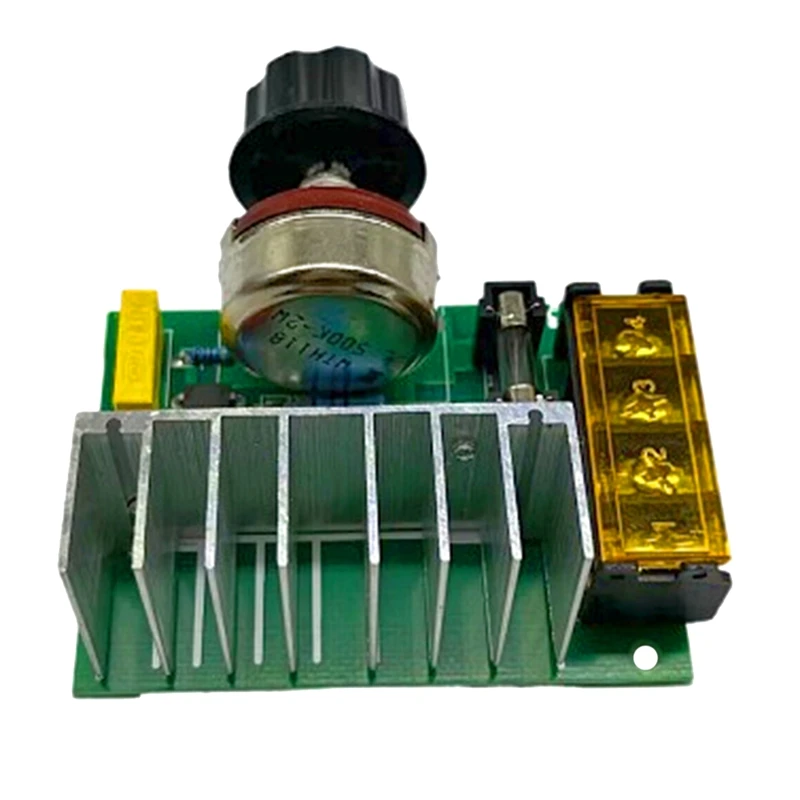 4000W AC Voltage Regulator 220V Motor Speed Control Brushless Electronic Thyristor Dimmer Temperature Control Switch