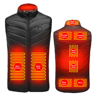 Winter USB Electric Heated Vest Heating Waistcoat Thermal Warm Jacket Electric Body Warmer for Men Women Warm Heated Jacket