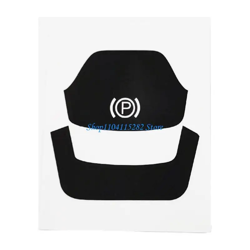 

Car Brake Panel Protector Electronic Handbrake Button Cover Interior Decoration
