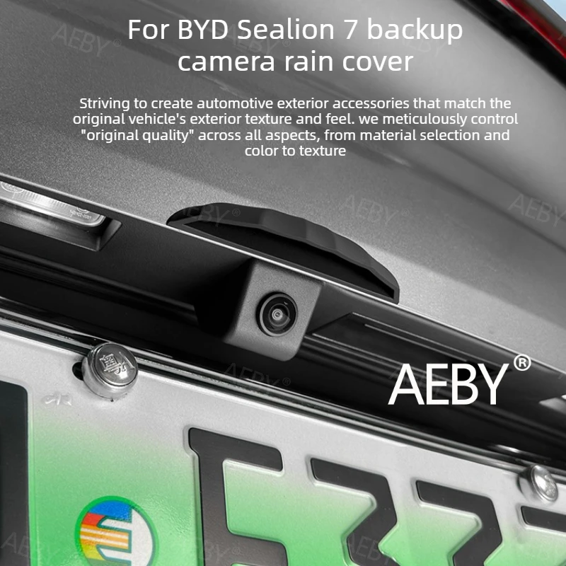 For BYD Sealion 7 2024 Backup Camera Cover,Silicone Waterproof Shell,Waterproof Dustproof Guard,Sensor silicone rain cover