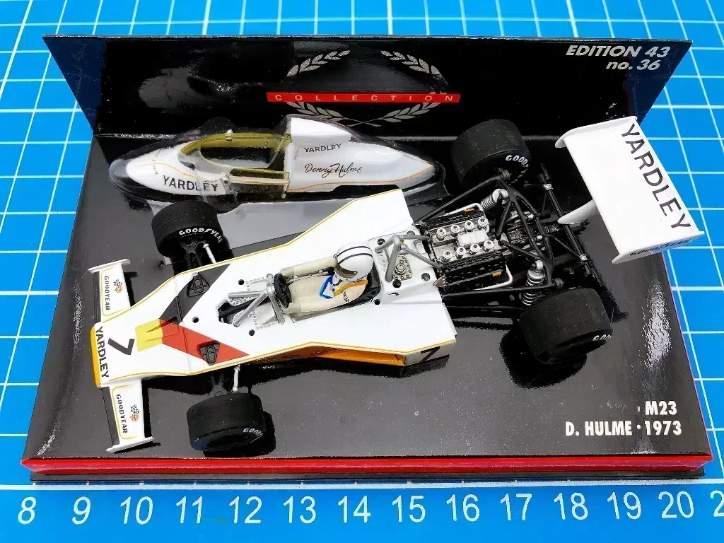 Minichamps 1:43 F1 M23 1973 Hulme Simulation Limited Edition Resin Metal Static Car Model Toy Gift