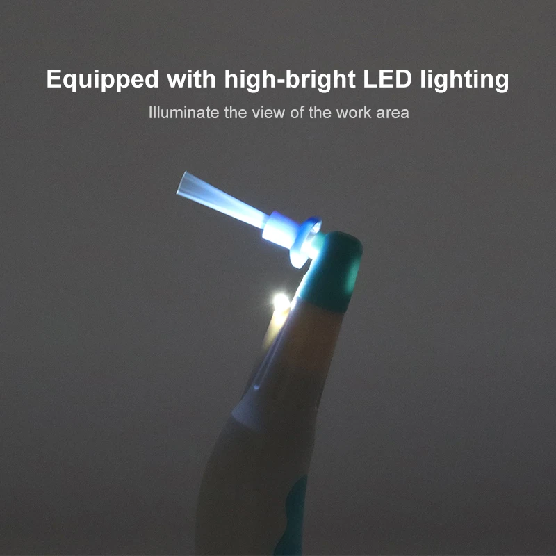 Dental Endo Activator Irrigator Endodontic Cleaning Tools with 30pcs Sonic Irrigator Activator Tips +50pcs Disposable Membrane