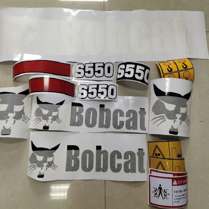 For Bobcat Sh S550 S750 S770 S450 S300 S160 S16 S18 skid Steer Loader Labeling Whole Car Accessories