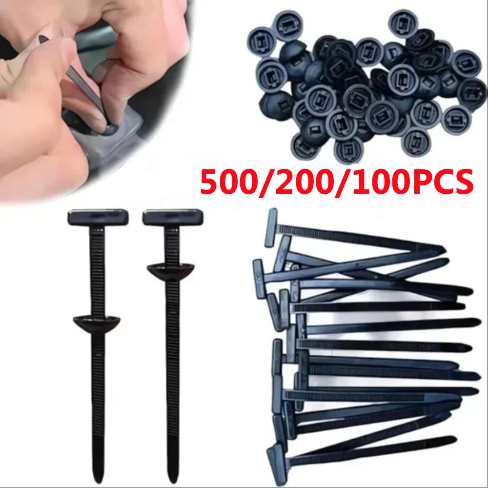 20-500pcs Nylon Universal Cable Tie Fasteners Heavy Duty Self-Locking Nylon Cable Ties Plastic Cable Holders Auto Parts