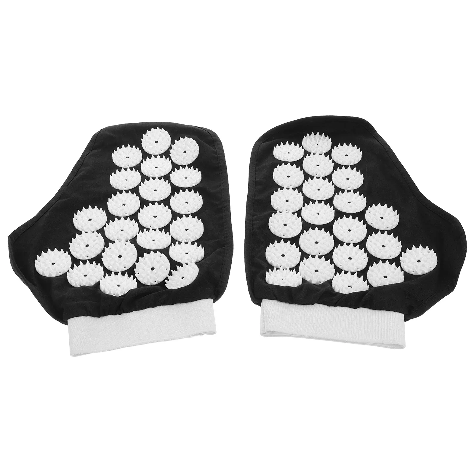 1 Pair Needle Massage Gloves With Acupressure Spikes Manual Hand Massager For Home Office Gym Yoga Fitness Equipment Accessory