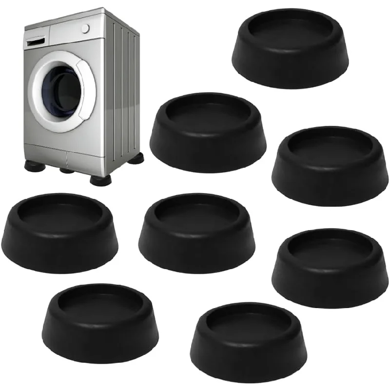 

Silicone Anti-Vibration Washing Machine Pads – Strong Suction Cups, Noise Reducing, Non-Slip Heightening Feet for Dryer andWash