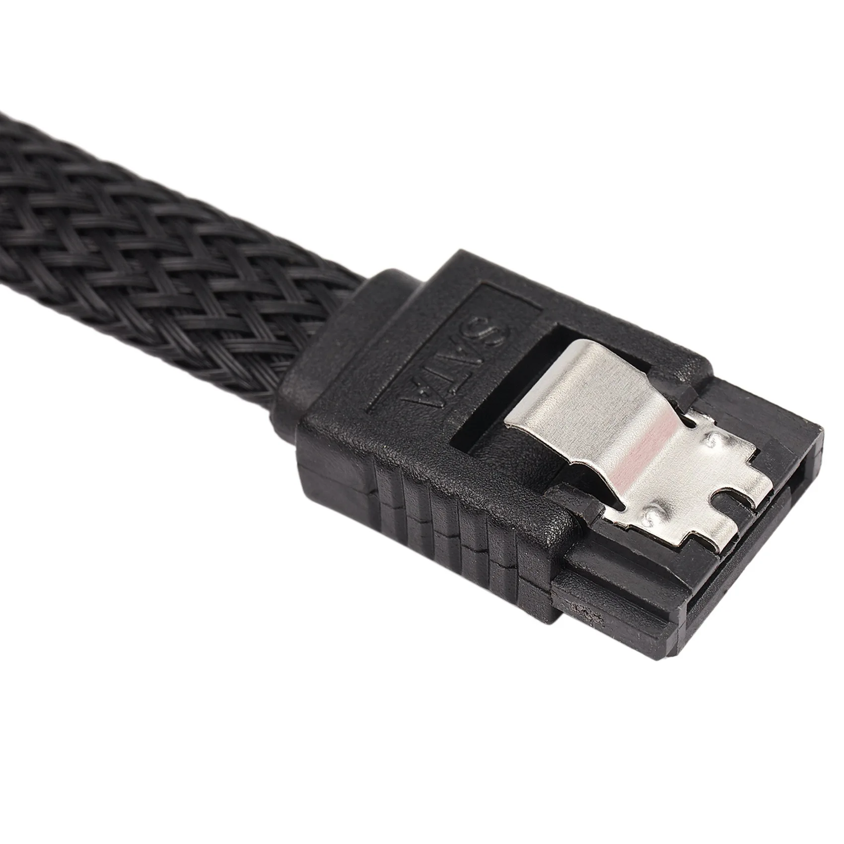 10 قطعة 50 سنتيمتر SATA 3.0 III SATA3 7Pin كابل بيانات 6 جيجابايت/ثانية SSD كابلات HDD القرص الصلب بيانات الحبل الإصدار المميز (أسود)-PZW