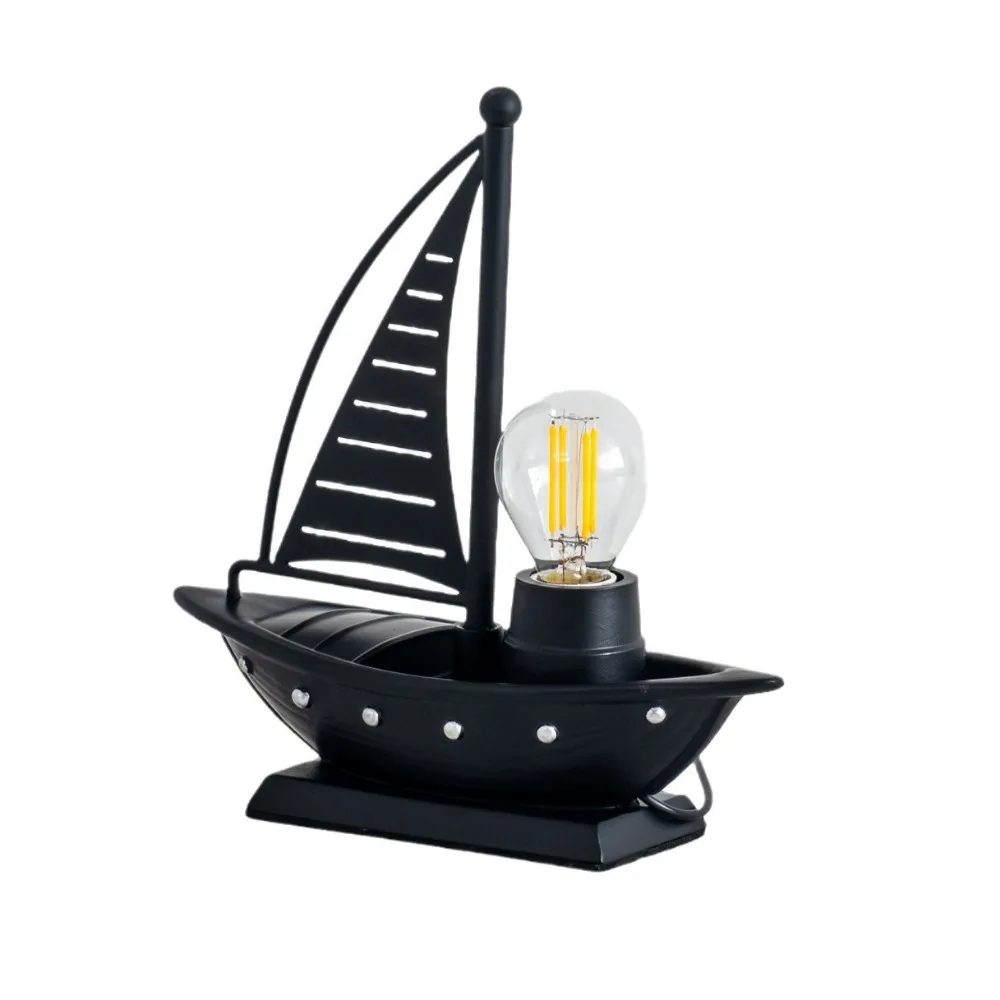 Creative Table Lamp Sailboat Lighting Decoration Bedroom Living Room Atmosphere Night Lights