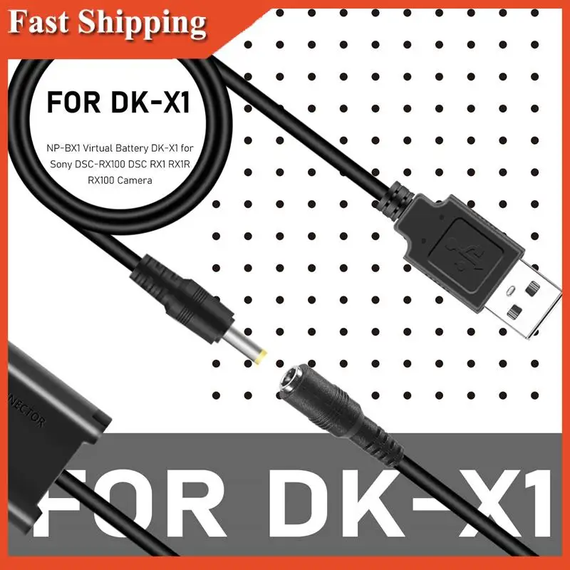 Bateria virtual eficiente DK-X1 NP-BX1 para câmera Sony DSC-RX100 DSC RX1 RX1R RX100