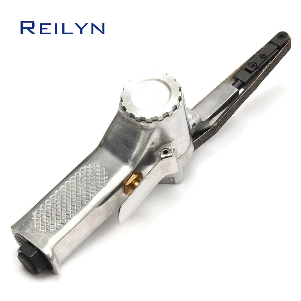 Ponceuse à bande pneumatique 10x330mm ponceuse à bande réglable 16000 tr/min meuleuse d'air en alliage d'aluminium