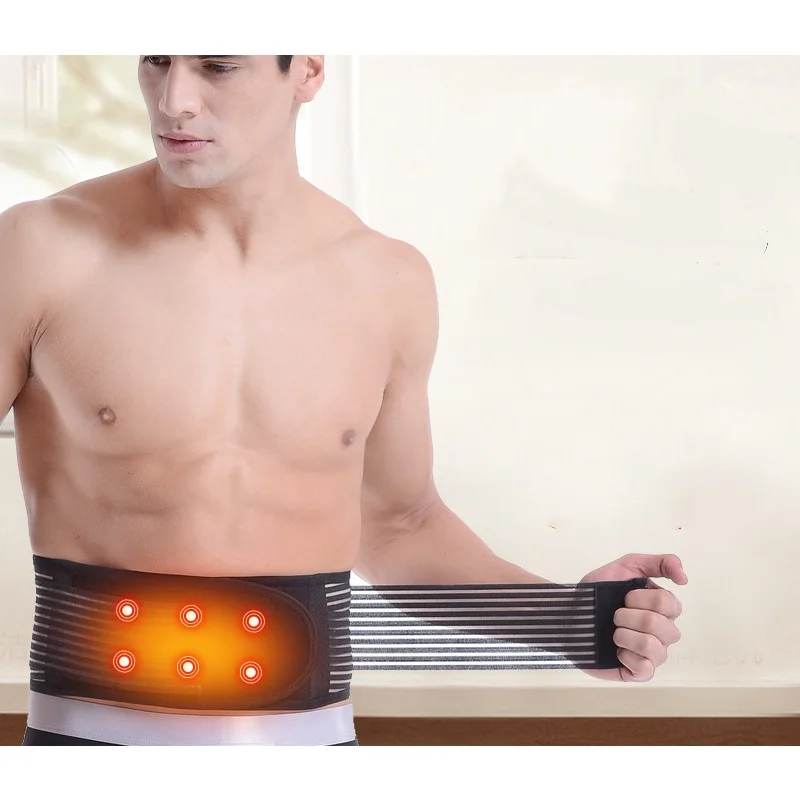 

Warmth-boosting heating waist support with magnetic stones for winter stomach protection. Suitable for both men and women.