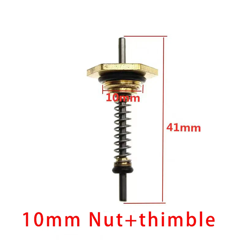 วาล์วเชื่อมต่อแก๊สน้ำเครื่องทำน้ำอุ่นแก๊สหัวเข็มสปริงน็อตหกเหลี่ยม10มม