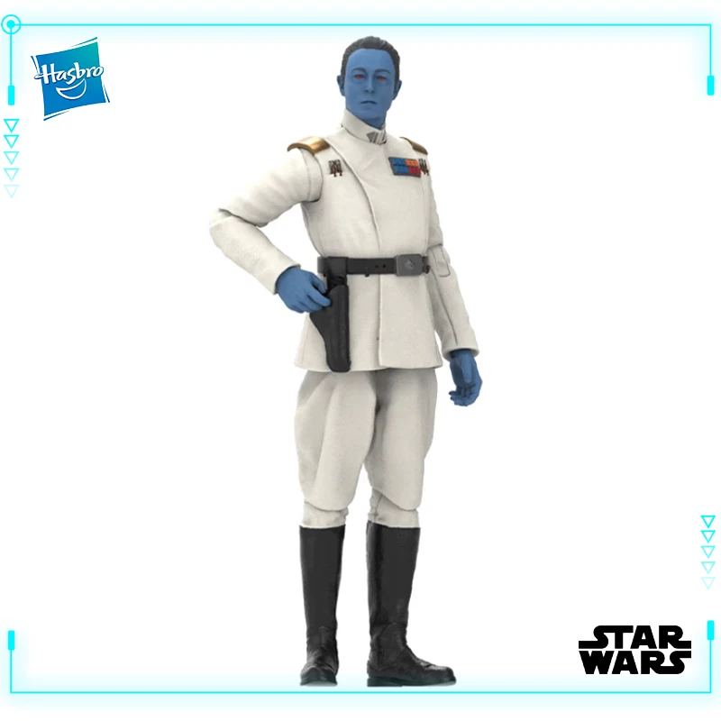 Hasbro Original Genuine Star Wars Ahsoka The Black Series Grand Admiral Thrawn 15cm Assembly Model Toys Action Figures Xmas Gift