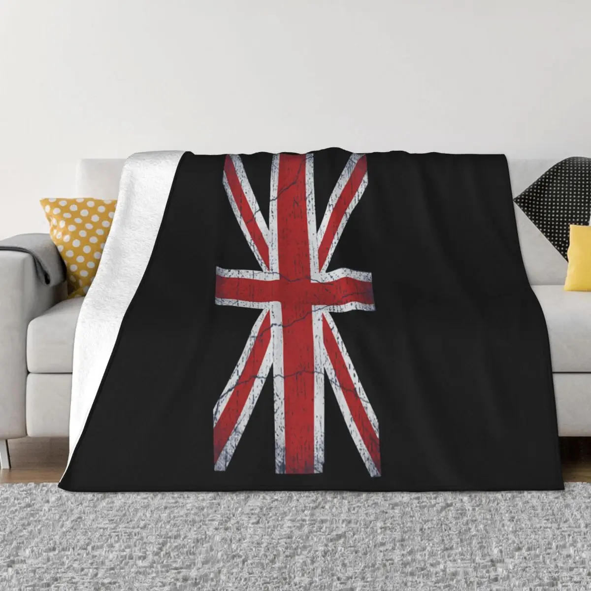 Union Jack England Flag Printed London United Kingdom Flag Uk Size Sxxl Headband Throw Blanket