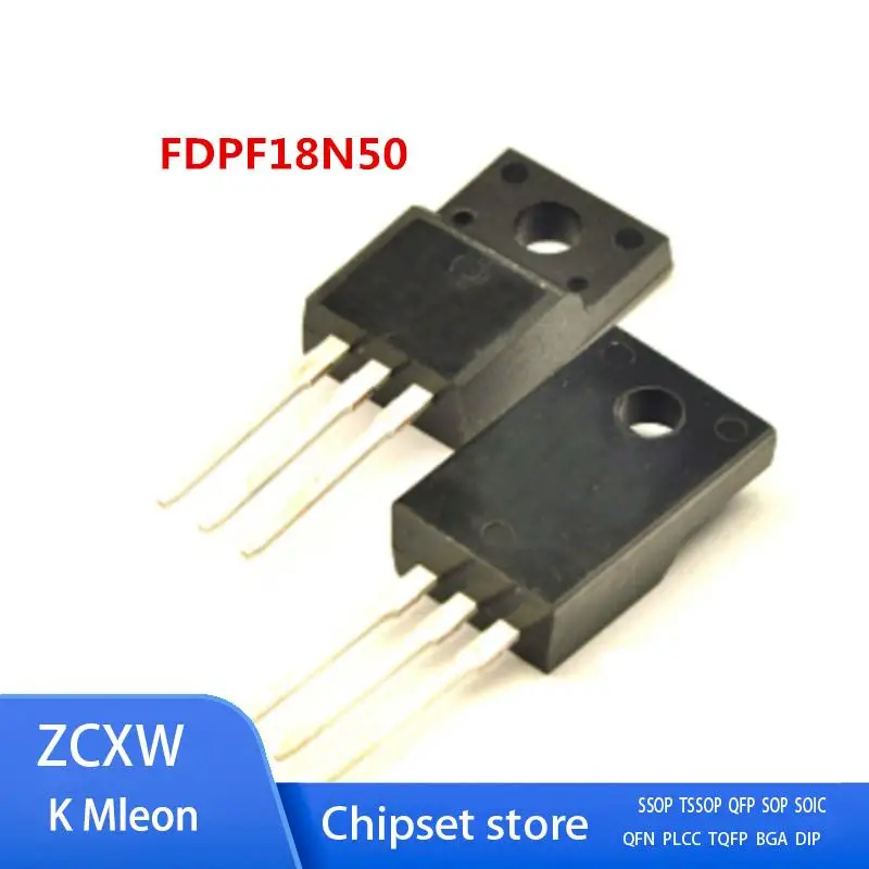 10PCS/LOT  FDP18N50 FDP18N50V2 PV218N50 FDPF18N50 PFV218N50 FDP18N20F TO-220/TO-220F  18A 500V