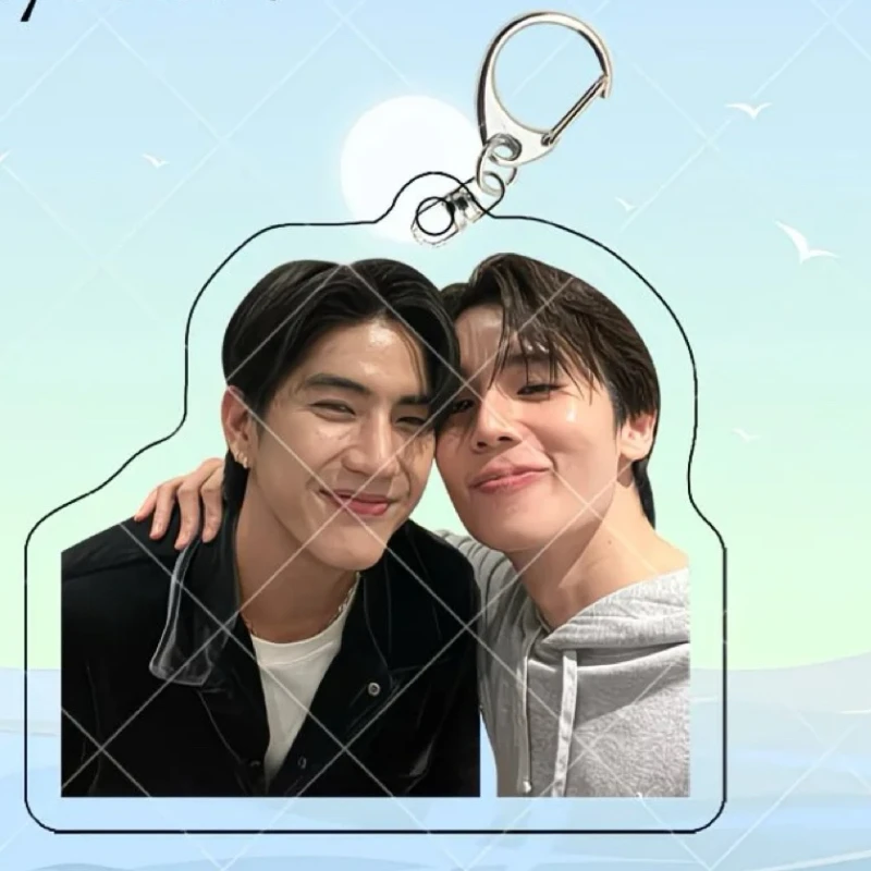 Jimmysea Jimmyyjp Seatawinan Keychain Acrylic Double-side Hanging Pendants Thai TV My Magic Prophecy Photo Decor Ornaments