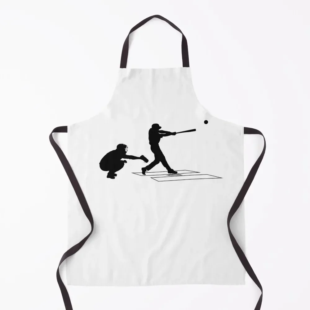 Baseball game catcher, batter in ready position to playing (Schlagmann und Schiedsrichter). Baseball player Home Plate cat Apron