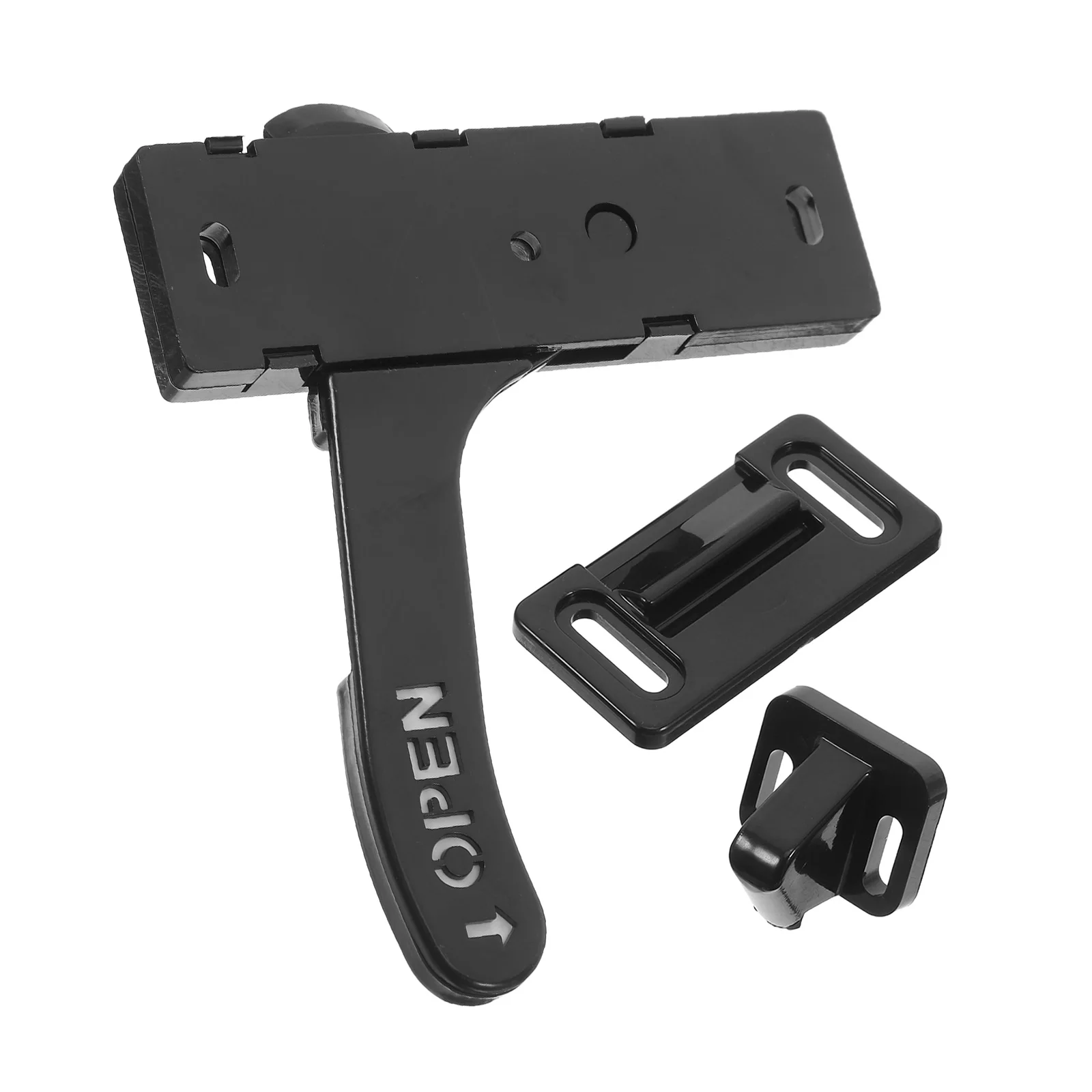 

RV Latch Kit Durable Ergonomic Handle Enhanced Security Easy Replacement Wide Compatibility Trailer Door Latch Assembly Storage