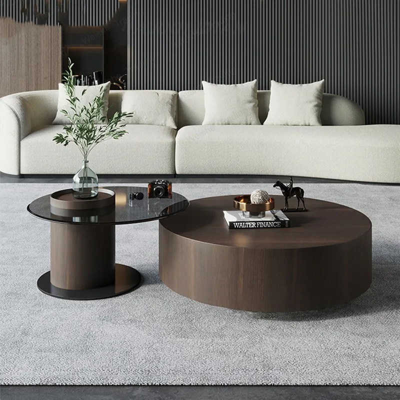 

Coffee Table Living Room Table Nesting Neat Round Coffee Tables Center Tables Living Room Balcony Orta Sehpa Room Furniture