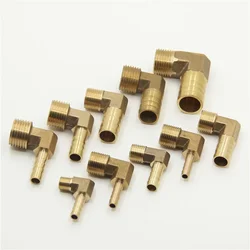 Coude de raccord de tuyau en laiton, filetage mâle BSP, connecteur de type PL, adaptateur de joint, 6mm, 8mm, 10mm, 12mm, 16mm à 1/4, 1/8, 1/2, 3/8