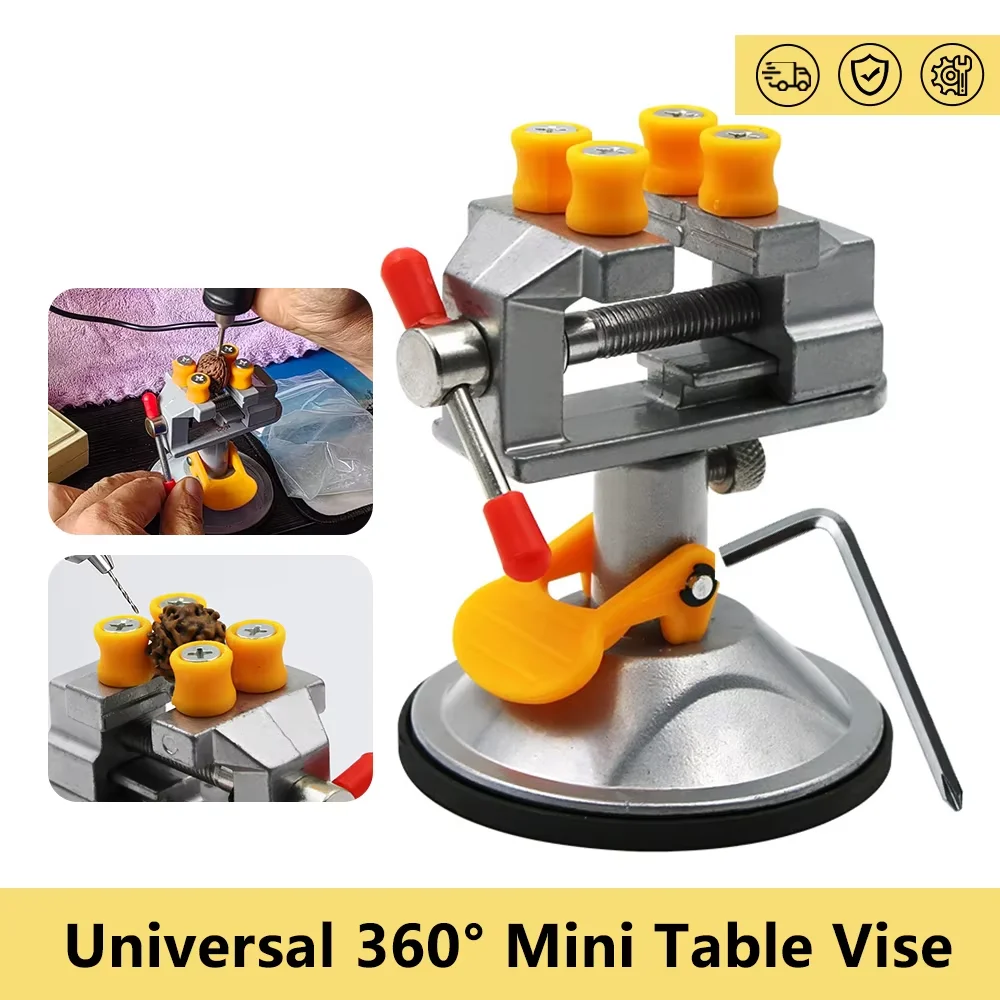 360 ° Mini Torno de Bancada - Woodworking Front Vise avaliação e preço