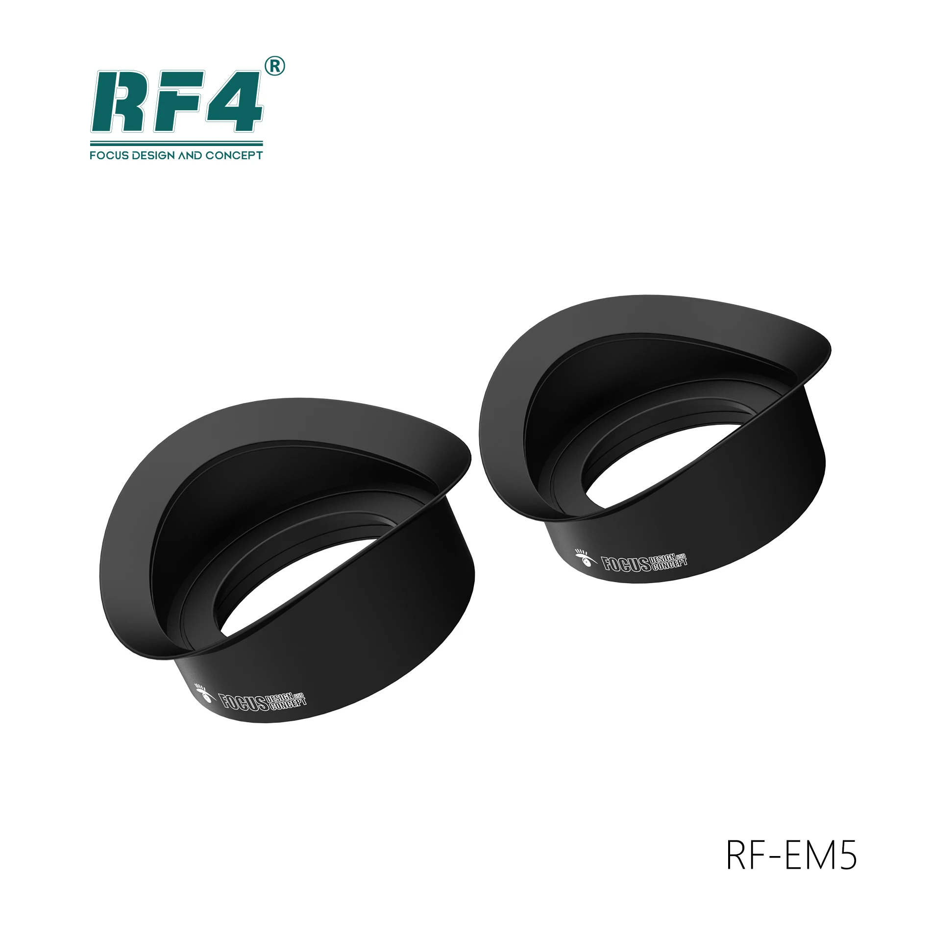 Ocular estéreo RF4 para microscopio, protector ocular de goma, evita fugas de luz, antifatiga, Copas de protección, RF-EM5