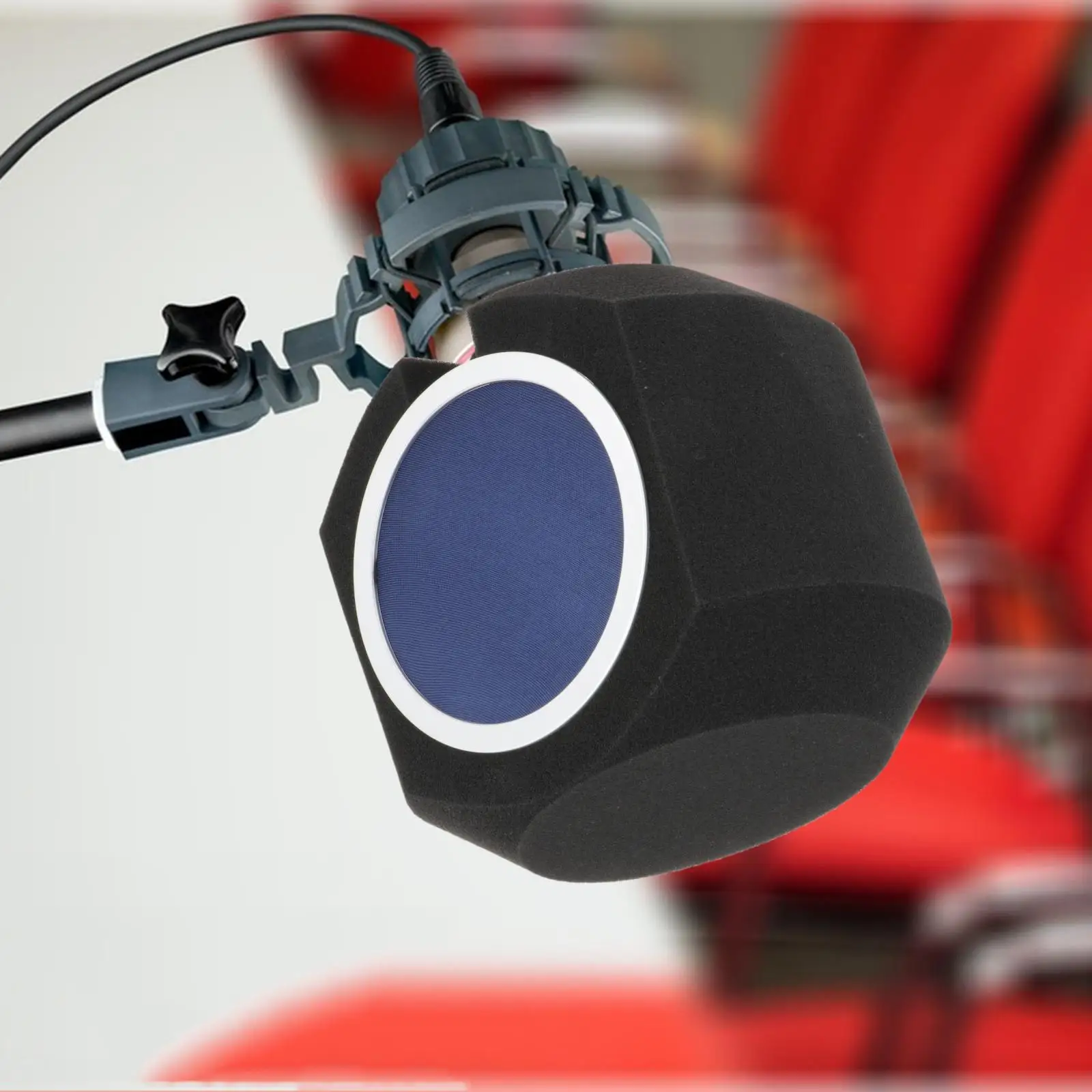 Ikfor Studio Static Performance Acoustic Filter, Micro Shilds, Isolation Microphone Shilds, Mousse Static Studio