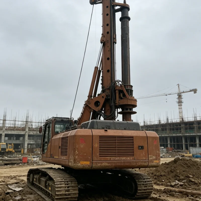 Customized Rotary Drilling Rig Earth Auger Hydraulic Pile Driver Concrete Hole Digger for Construction Site