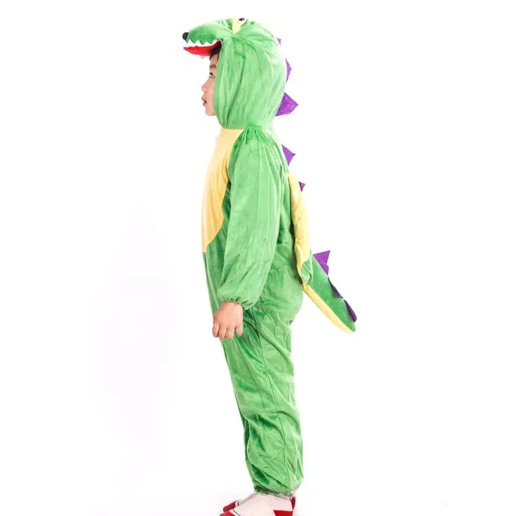 

loween Children's Dinosaur Performance Costume Polyester Material Traditional Chinese Stage Costume for Kids