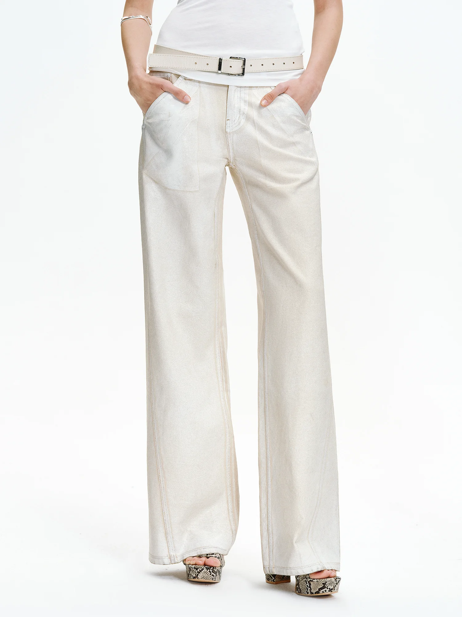 

Джинсы женские с высокой талией, прямые, из хлопкового денима, ручной работы, из плотного хлопка, в стиле ретро-рабочей одежды