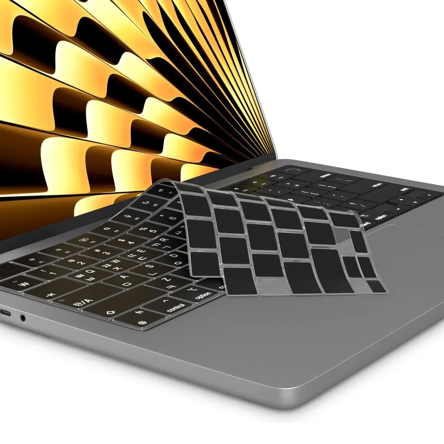 

Чехол для клавиатуры в Корейском стиле для 2007-2023 MacBook Pro14 A2442 M M2 Chip Air 15 13 A2681 A2941 и силиконовый чехол для клавиатуры iMac Magic