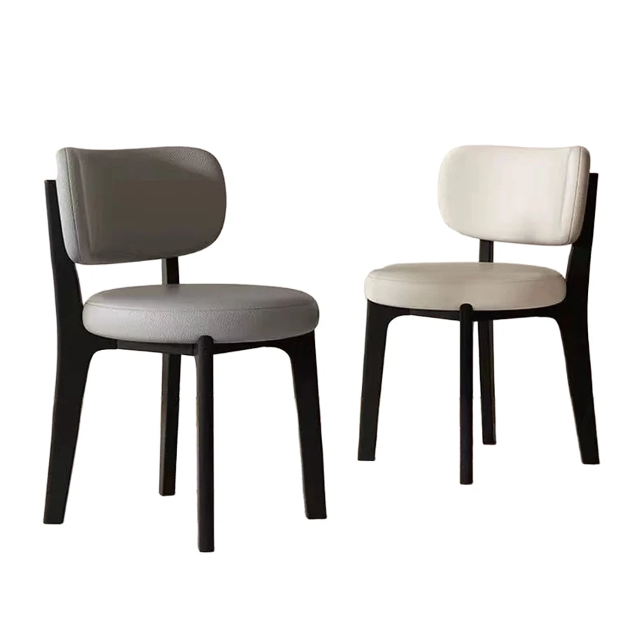 

Nordic Modern Minimalist Light Luxury for Dining Room Living Room Family Solid Wooden Dining Room Chair