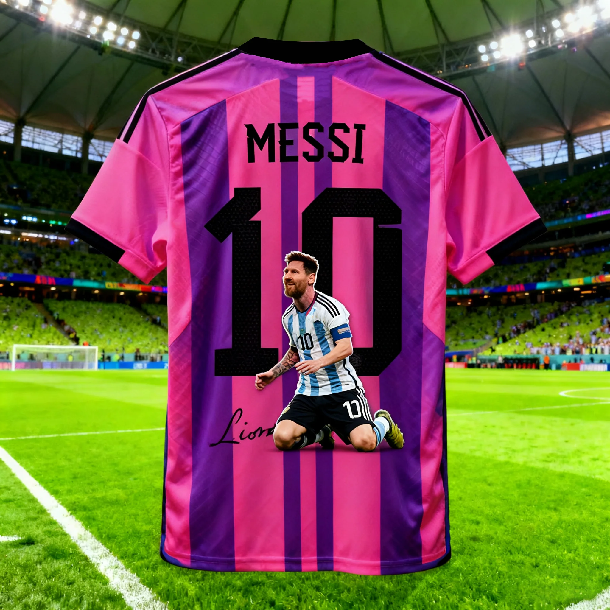 ChatGPT AI Messi #10 Football Jersey