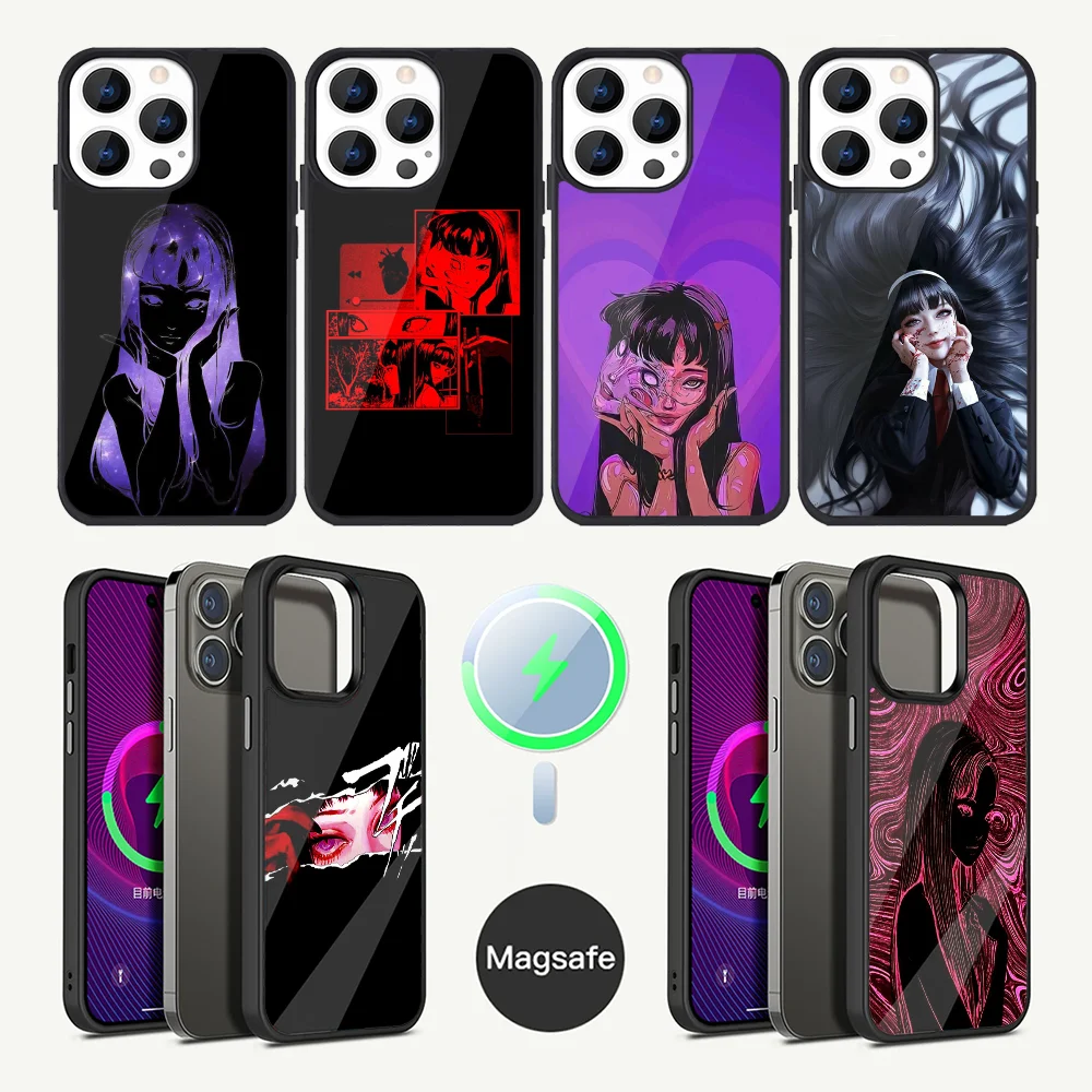 Comics T-Tomie Junji Ito Phone Case For iPhone 16,15,14,13,12,11,Plus,Pro,Max Mini Magsafe Magnetic Wireless Charging