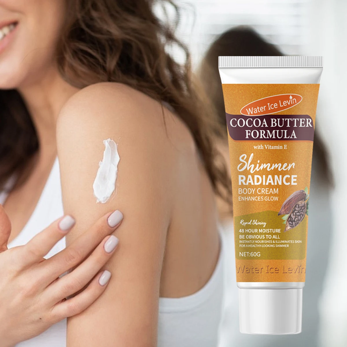 Körpermilch, natürliche Essenzpflege, Kakao ist in Fettsäuren, Vitaminen, tief feuchtigkeitsspendende Antioxidantien reichhaltig