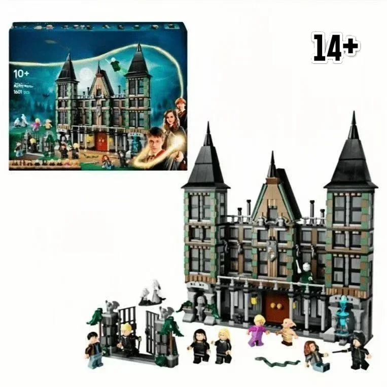 

Конструктор Disney Avail 76453 «Усадьба Малфой», 1601 деталь, тематика «Волшебники», игрушка для вечеринки на Хэллоуин, веселый семейный подарок