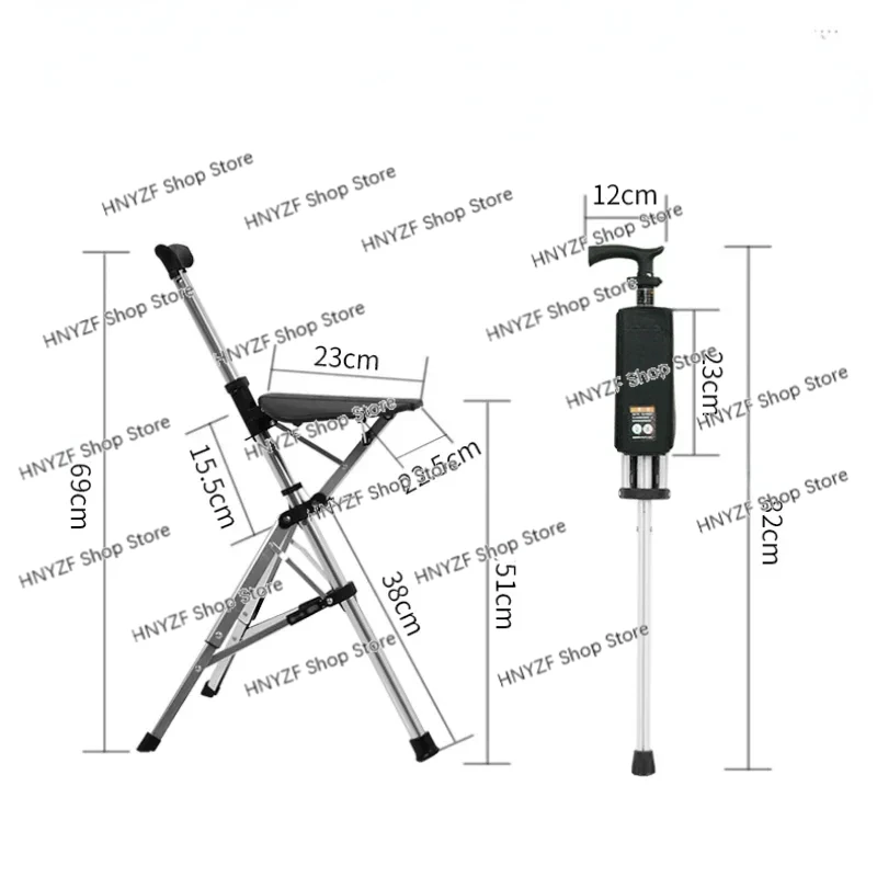 Folding cane chair