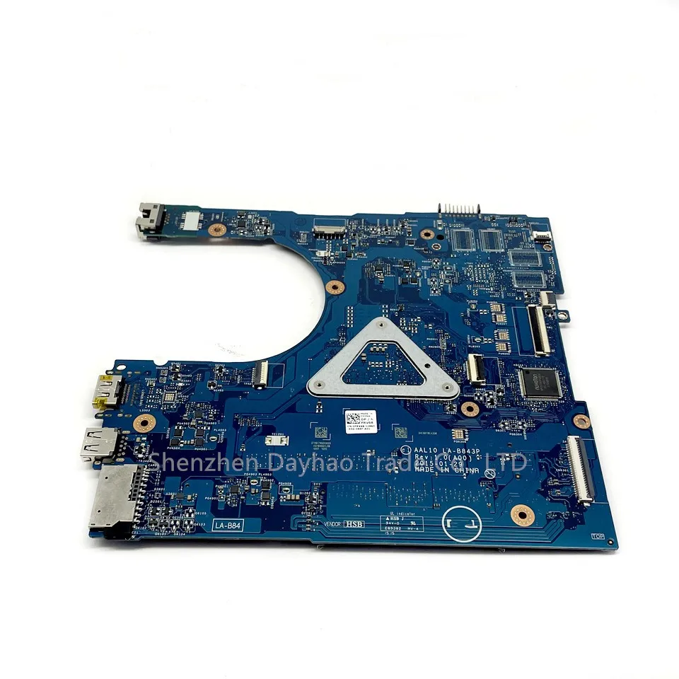 Imagem -03 - para Dell Inspiron 3458 3558 5458 5558 5758 Laotop Placa-mãe com 3205u 3215u i3 i5 i7 Cpu Hdmi Ddr3 Aal10 La-b843p