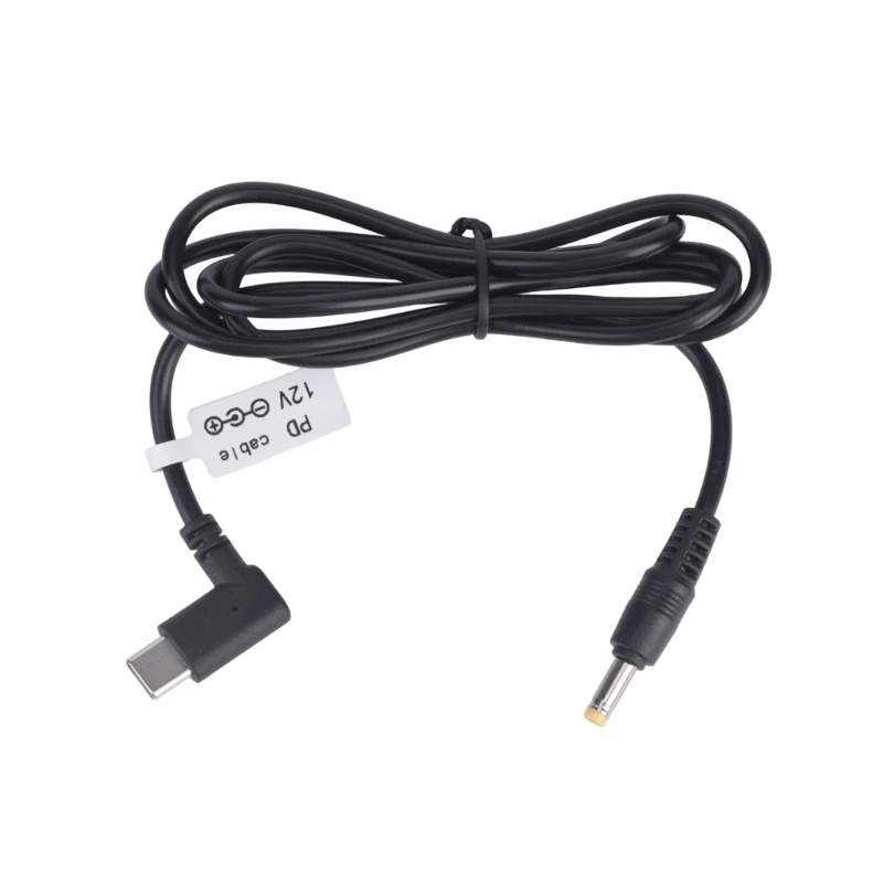 D5BB Center Positive USB C to x 1.7mm Connector Cable, 12V 1M Cord Use Daily