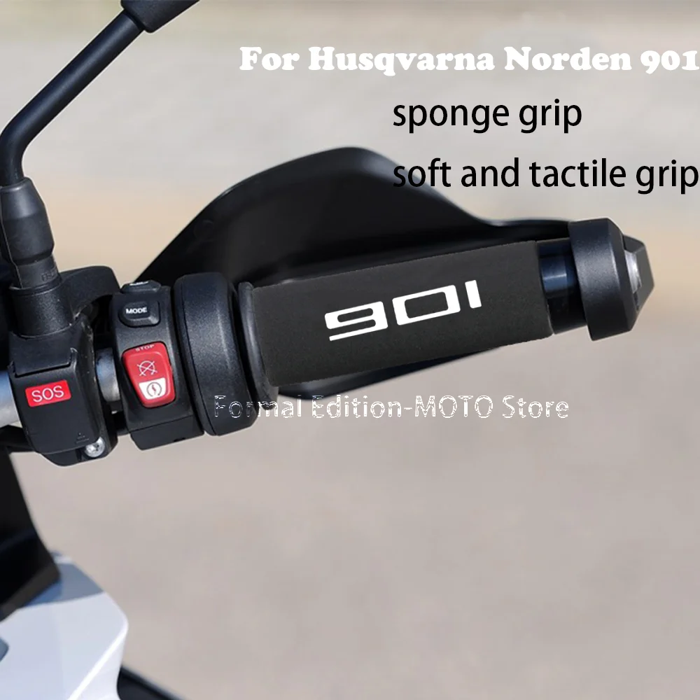 

Sponge Grip Adventure Sports Motorcycle Handlebar Grips Anti Vibration for Husqvarna Norden 901 701 SUPERMOTO 701 ENDURO