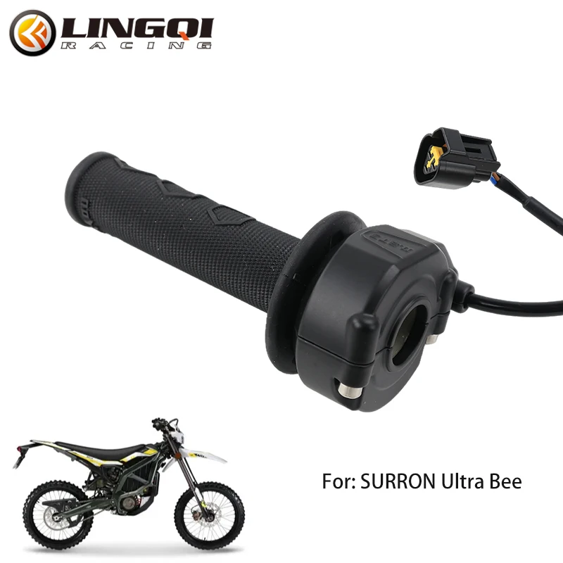 

LINGQI RACING Motorcycle Grips Speed Throttle Accelerator Handle Grip Handlebar For Ultra Bee UltraBee Electric Vehicle Bike