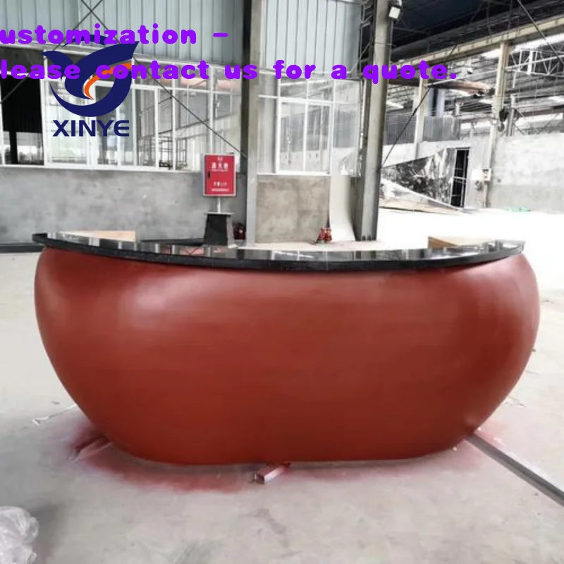 

на заказ. Индивидуальный дизайн металлической стойки ресепшн из нержавеющей стали для офисных зданий, банков, отелей, холлов, салонов