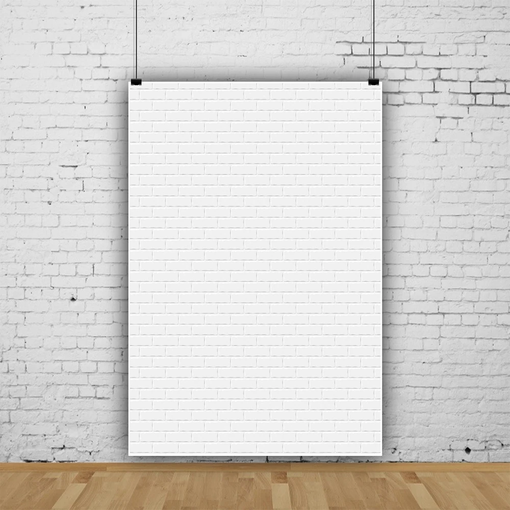 Leacco สีเทากำแพงอิฐสีขาวพื้นหลัง Baby Shower Portrait สัตว์เลี้ยงของเล่นเค้กวันเกิดการถ่ายภาพฉากหลังสำหรับ Photo Studio