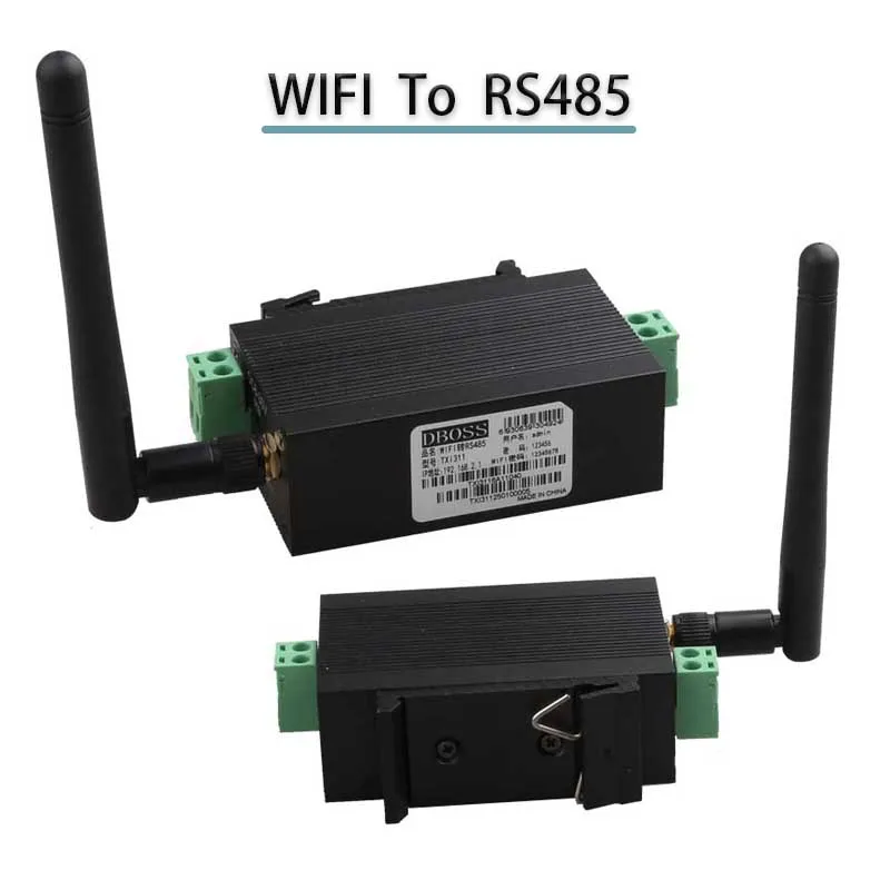 Serial networking server Wifi To RS232 RS485 converter  Serial device server WIFI Serial Server dock station Splitter adapter