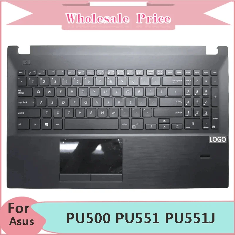 New For Asus PU500 PU551 PU551J PRO551L PRO551LD PRO553U PRO552L MP-12N33us-4421w Laptop US Keyboard With Palmrest Black