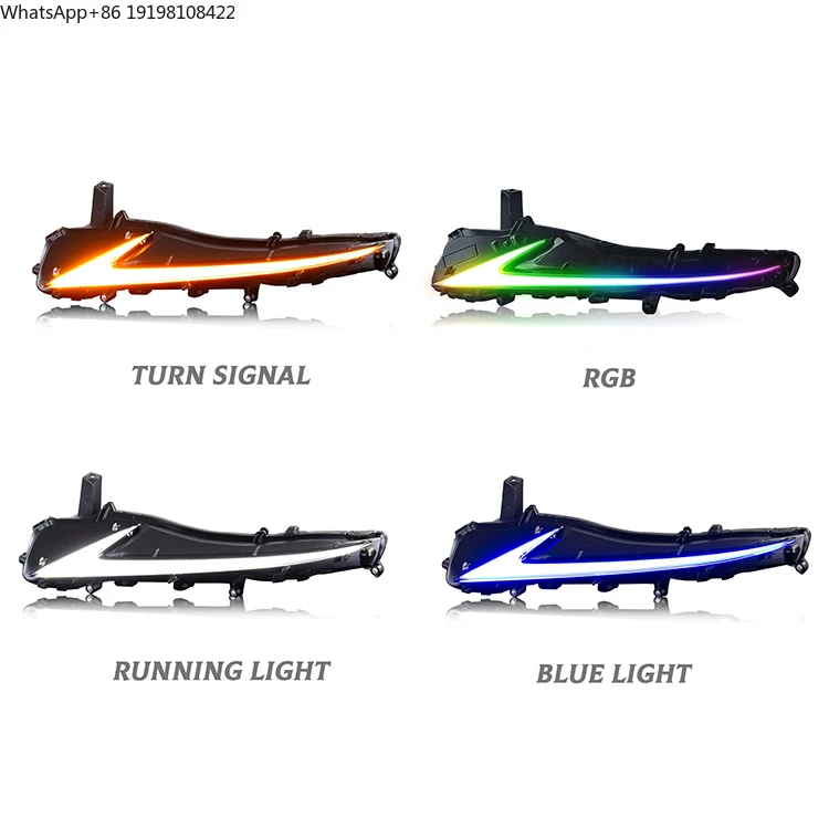 HCMOTIONZ Factory LED RGB Assembly 2013-2016 Head Lights DRL Start up Animation IS250 300h 350 f FRONT LAMP for Lexus