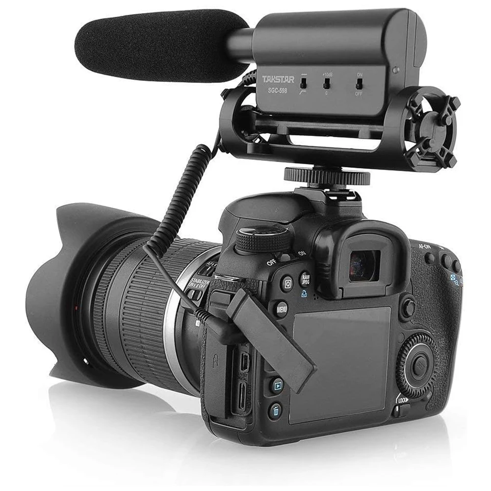 

Профессиональный микрофон для интервью для камер, видеокамер, высокочувствительный конденсаторный микрофон для записи