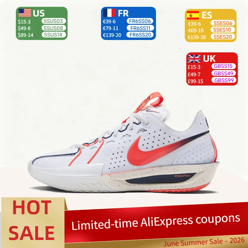 

Nike G.T. Cut 3 Fashion Low-Top Athletic Shoes - Slip-Resistant, Durable, Comfortable Basketball Shoes for Men IB8870-191